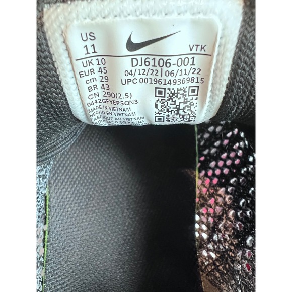 Nike Air Max‎ Flyknit Racer Oreo Black White Mens Running Shoes DJ6106-001 Sz 11 main image 8